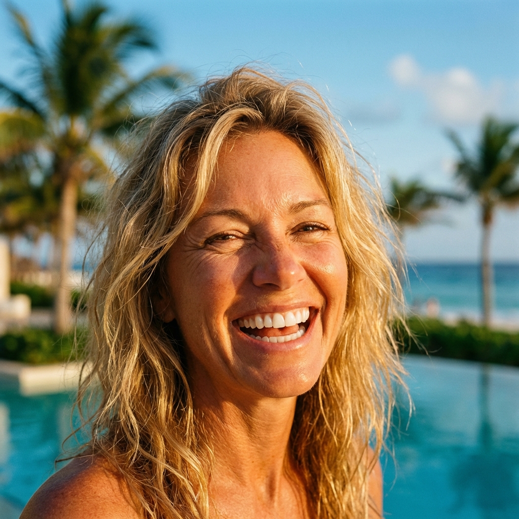 Happy Patient in Cancun