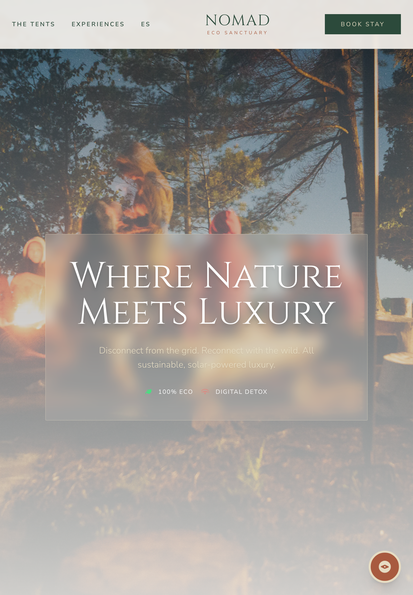 Hospitality Glamping iPad