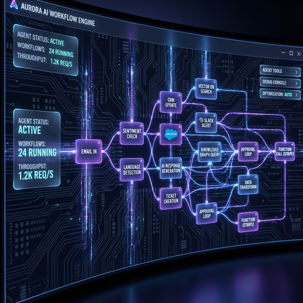Autonomous AI Agent Workflow Diagram