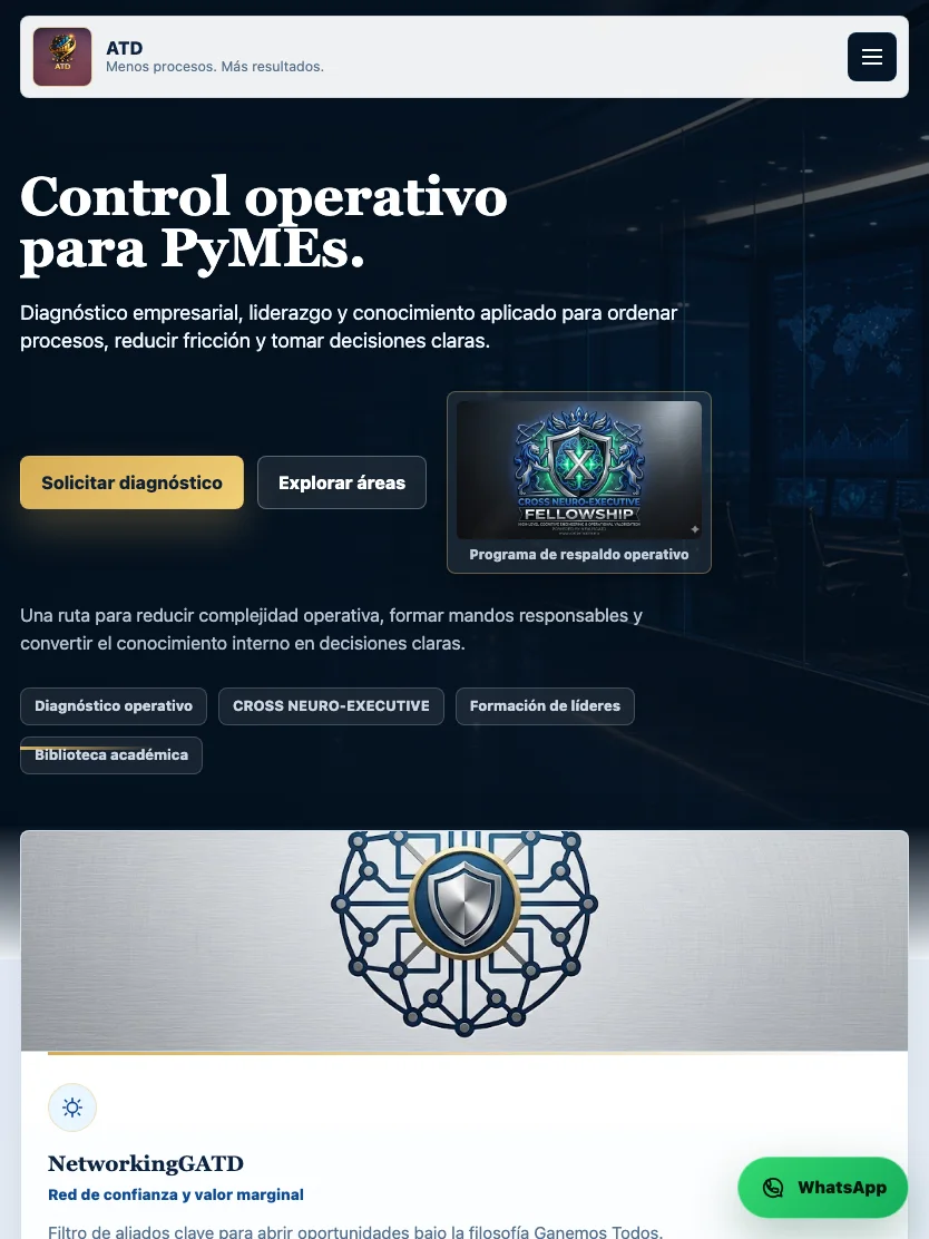 Vortex Matrix tablet website preview