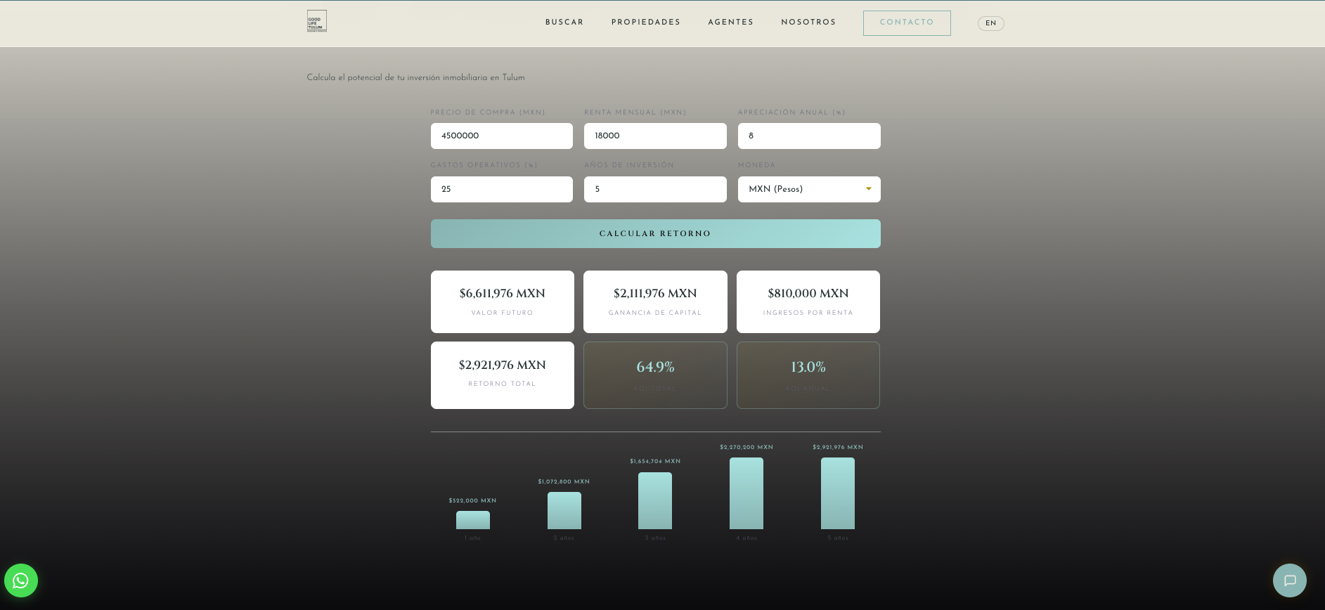Calculator for Investors